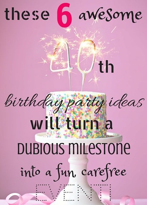40th Birthday Party Ideas For A Fun Event - Canvas Factory