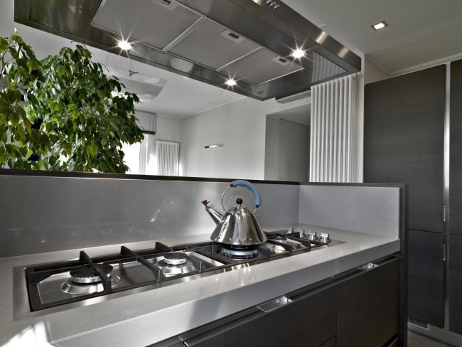 Stainless steel appliances as part of modern home décor trends.