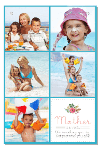 Mothers Day Photo Collage - Gift Ideas - Themed Collage