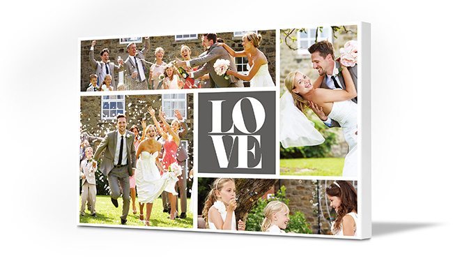 Wedding Planning Checklist - Wedding Themed Collage Canvas