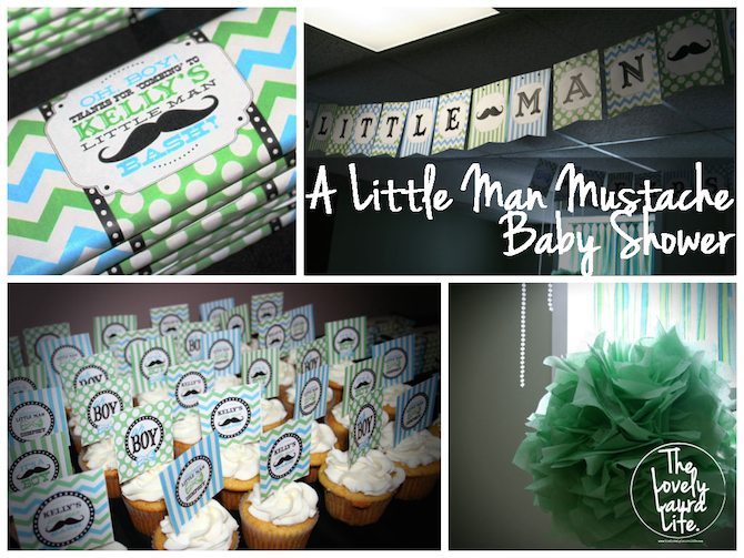 Baby Shower Themes - Moustache
