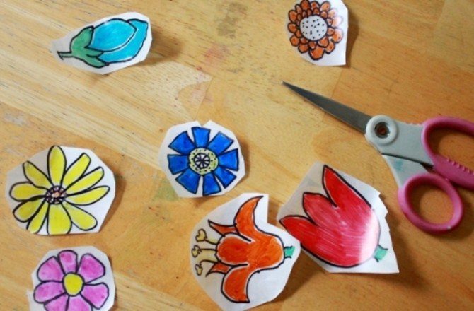 Art Projects For Kids - Creating Stickers