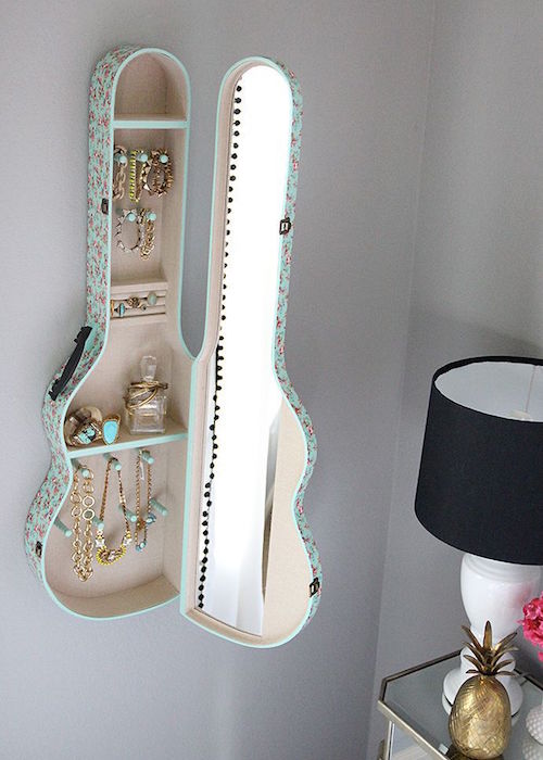 Bedroom Ideas For Girls - Guitar Jewellery