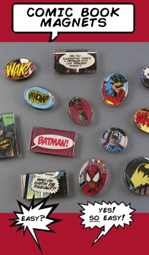 Cool Christmas Gifts - Comic Book Magnets
