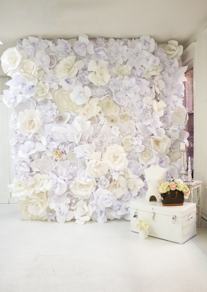 Diy Wall Art - Paper Flower Wall