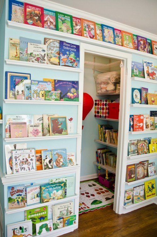 Kids Room Ideas - Library Wall