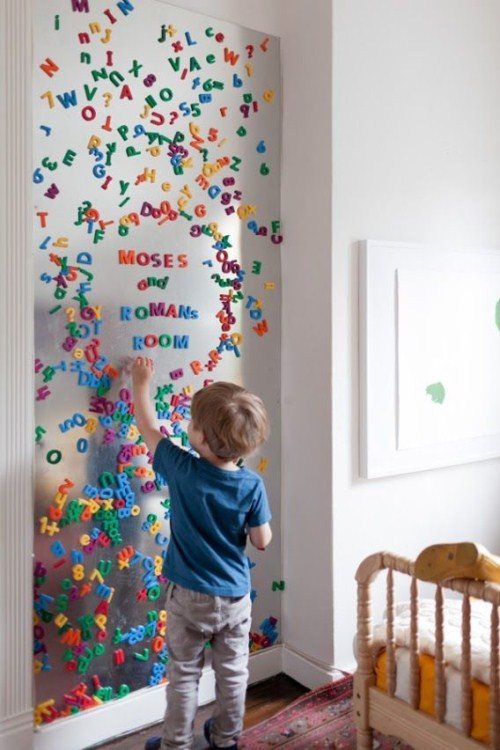 Kids Room Ideas - Magnet Wall