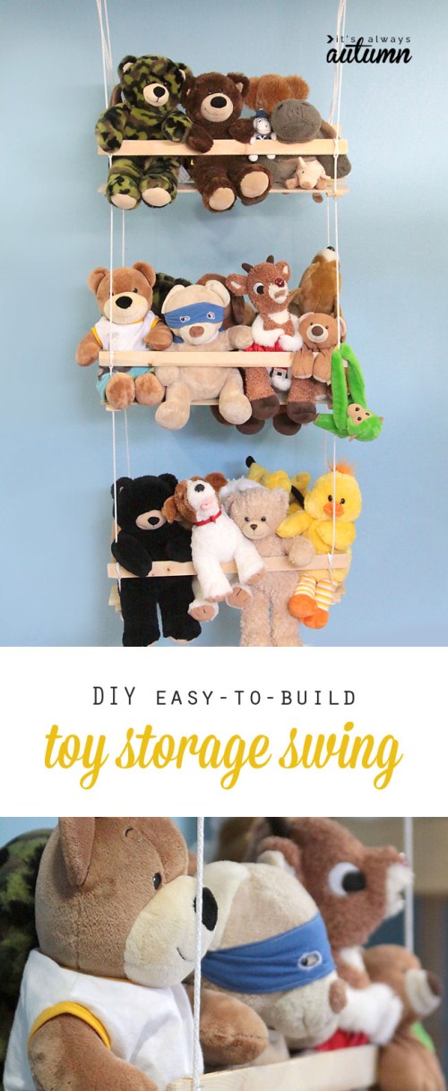 Kids Room Ideas - Toy Storage Swing