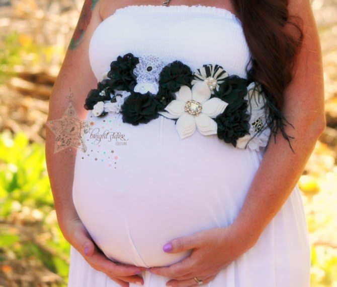 Pregnancy Photos - Maternity Sash