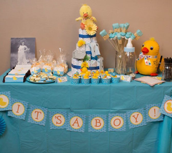 Baby Shower Themes - Rubber Duck