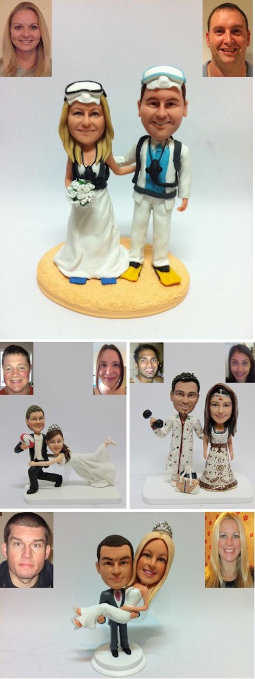 Wedding Cakes - Lookalike Cake Toppers