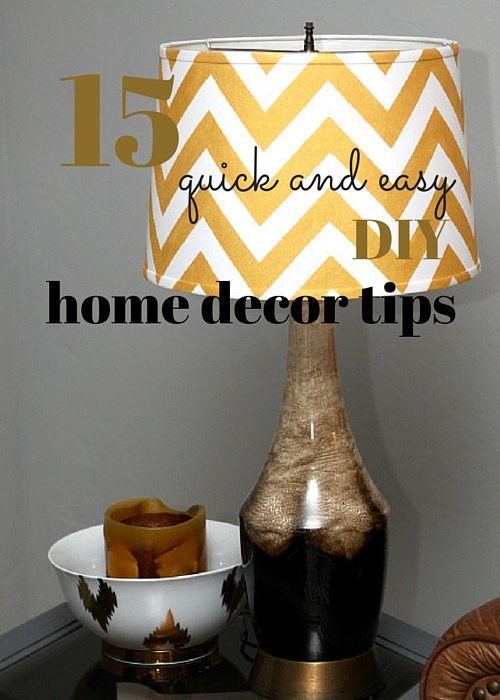 15 Quick  and Easy  DIY Home  Decor  Tips Canvas Factory