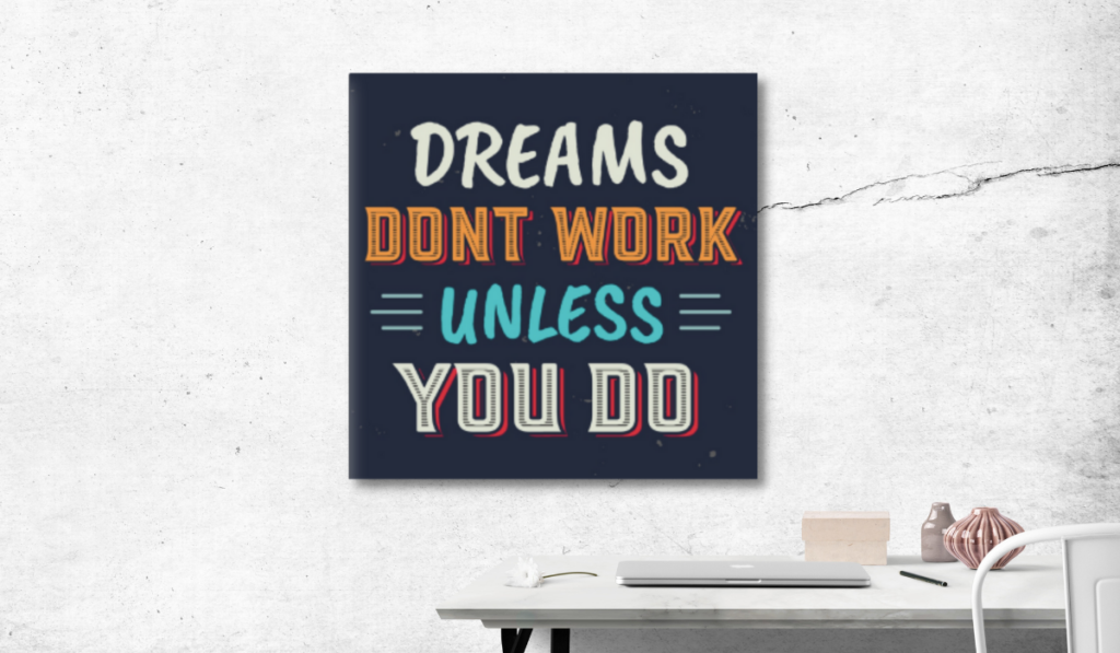 motivational wall art quotes