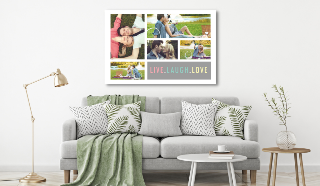 engagement photo gift ideas collage