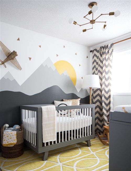 Baby Boy Nursery Decorating Ideas - Over The Mountains