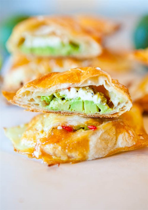 Baby Shower Food - Avocado Puff Pastry