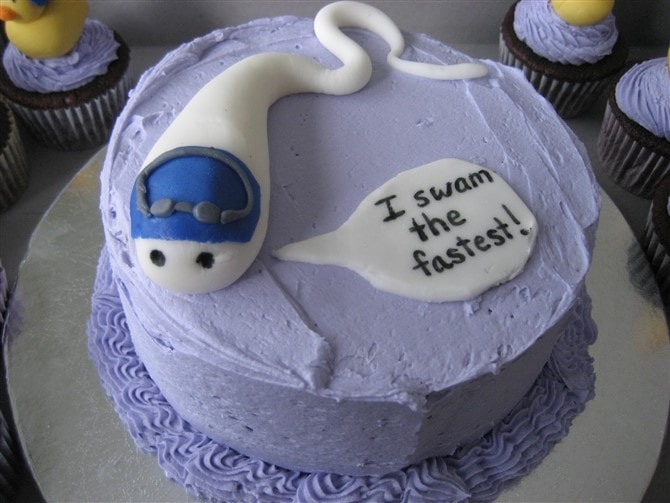 Baby Shower Food - I Swam The Fastest