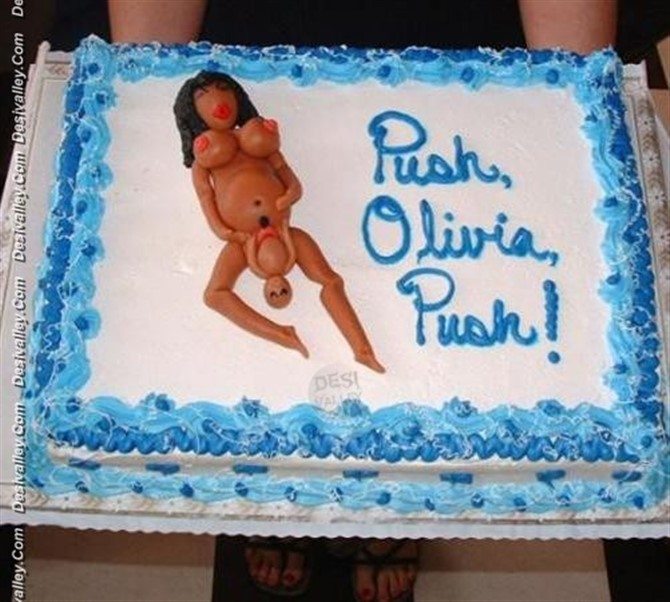 Baby Showers That Aren't Lame -Cake