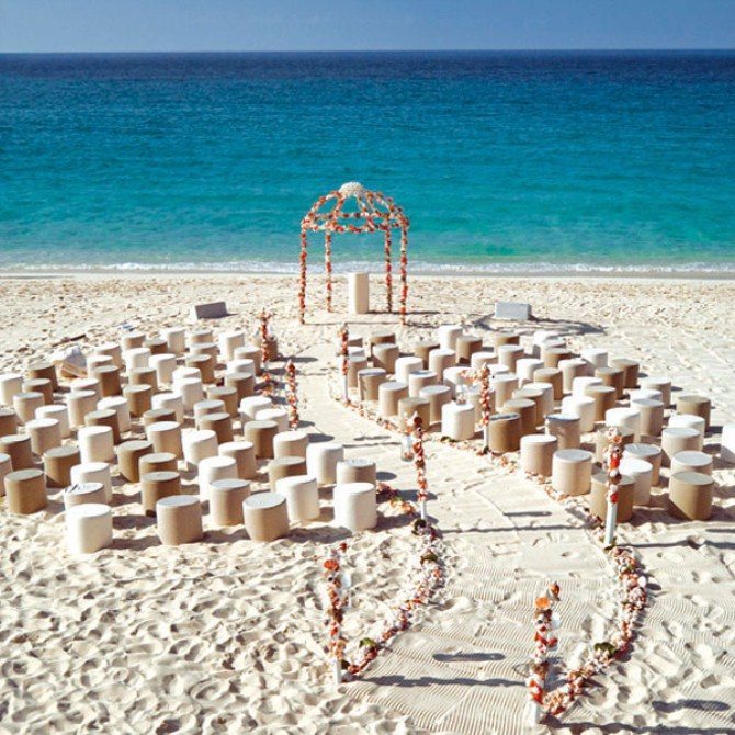Beach Wedding - Seating Ideas