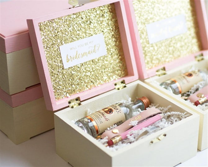 Bridesmaid Gift Ideas - Glitter Box