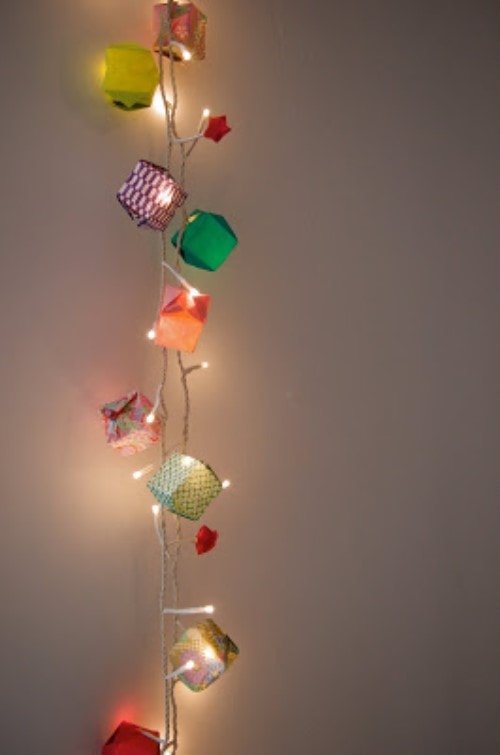 Christmas Decoration Ideas - Lighting Origami