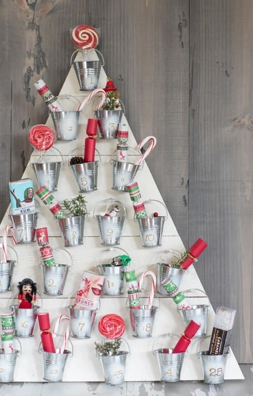 Christmas Decoration Ideas - Wall Advent Calendar
