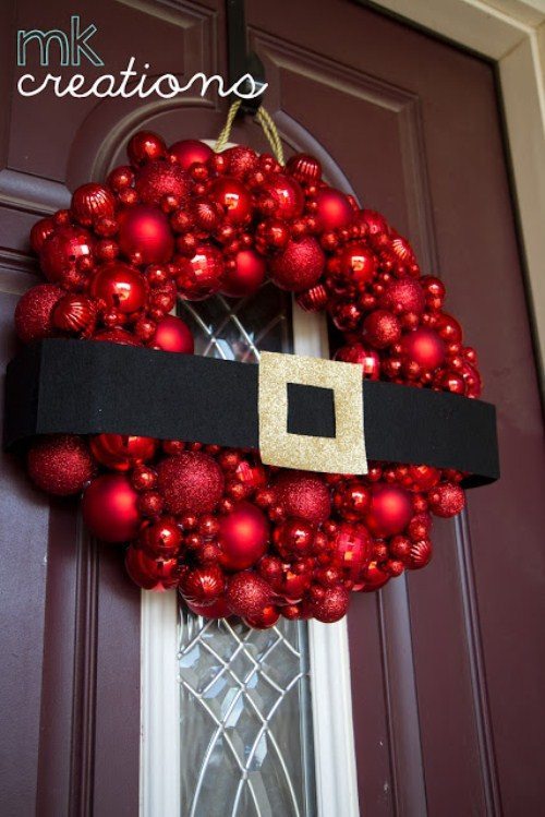 Christmas Decorations - Santa Wreath