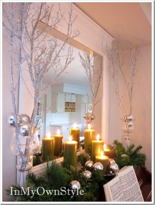 Christmas Decorations - Sparkly Tree Branches