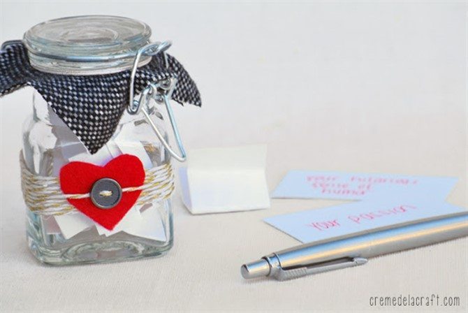 Cute Valentine's Day Ideas - Love Jar