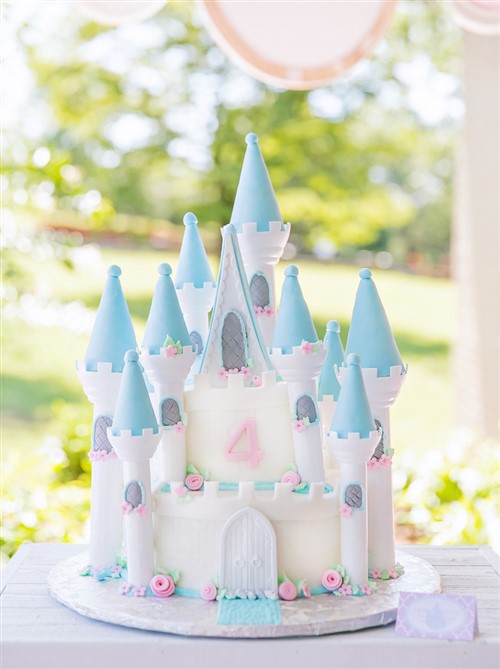 Girls Birthday Cakes - Disney Castle