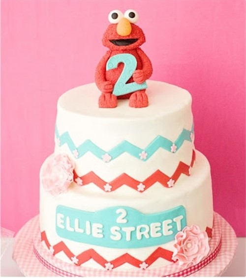 Girls Birthday Cakes - Elmo Street