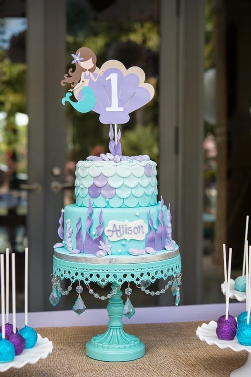 Girls Birthday Cakes - Little Mermaid