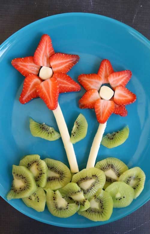 Healthy Snack Ideas - Flower Fruits