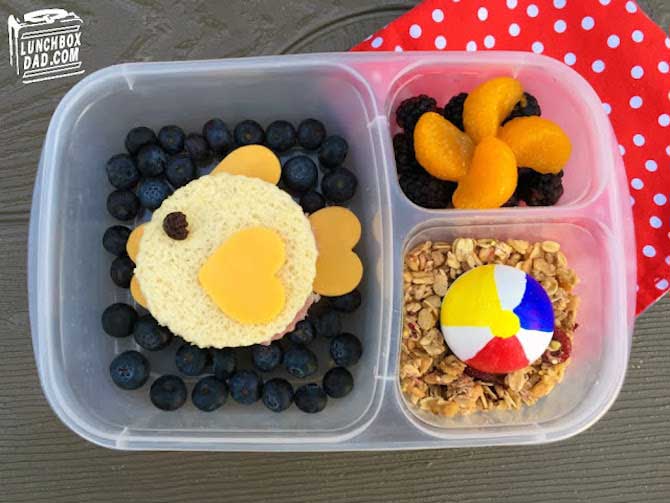 Healthy Snack Ideas - Beach Bento Box
