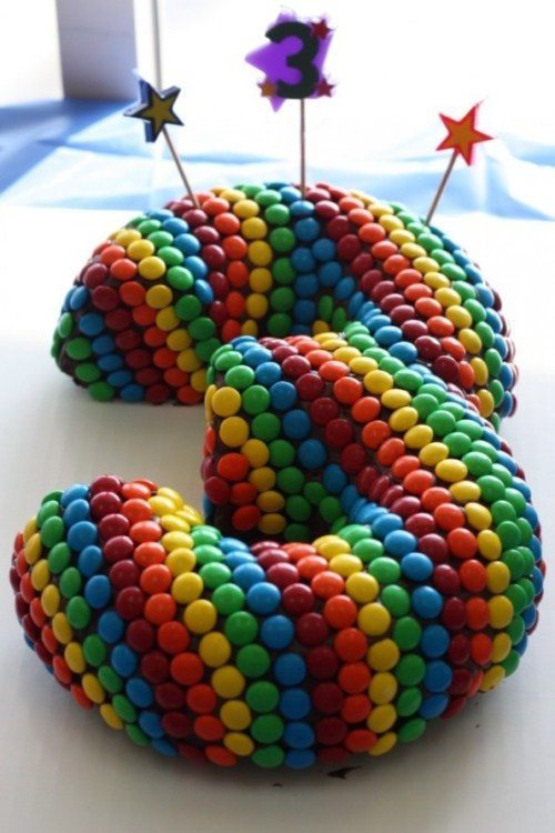 Kids Birthday Cakes - Number Cake