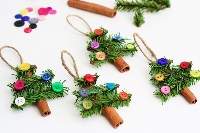 Kids Christmas Crafts - Cinnamon Tree