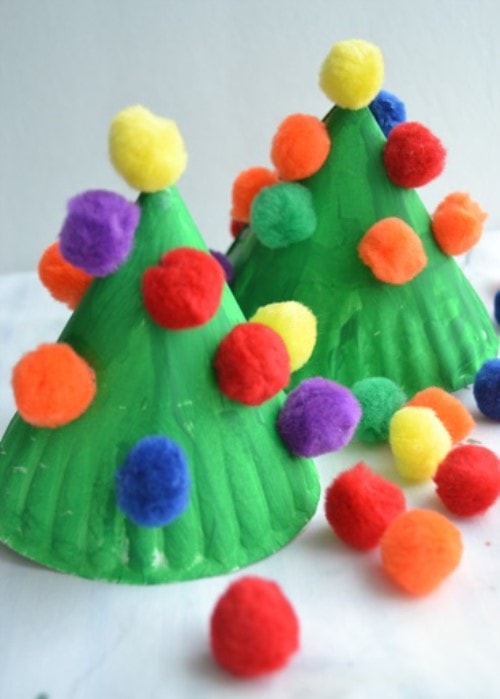 Kids Christmas Crafts - Paper Tree