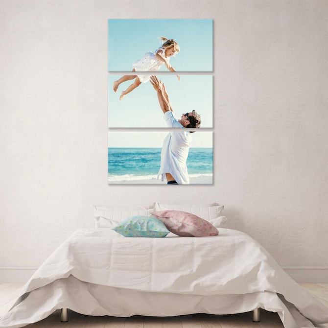Master Bedroom Decorating Ideas - Split Image Canvas