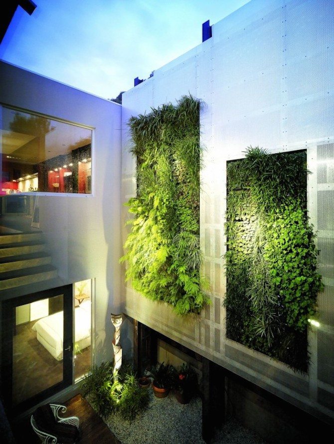 Modern Garden - Garden Wall
