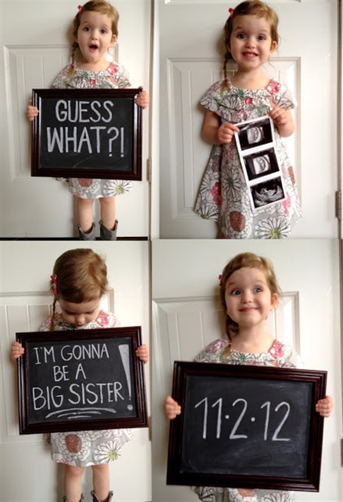 Pregnancy Announcement Ideas - Promoted To A Big Sister