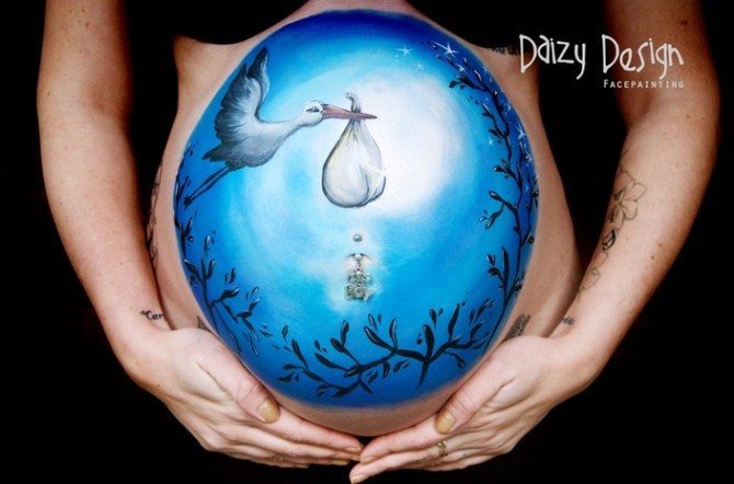Pregnancy Photos - Belly Paint
