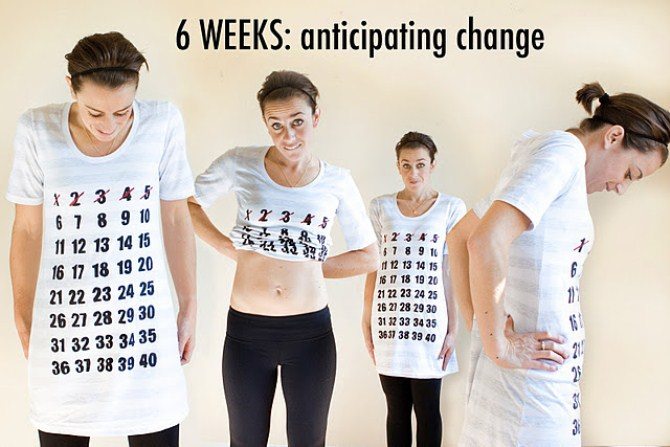 Pregnancy Photos - Countdown Tee