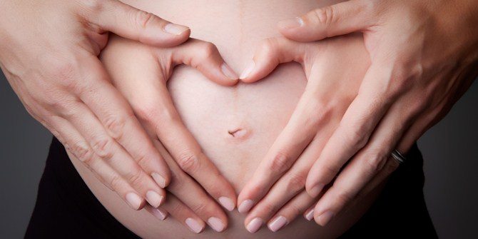 Pregnancy Photos - Heart