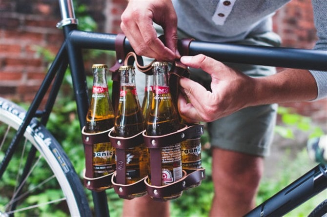 Retirement Gifts For Men - Bicycle Craft Beer Six Pack Carrier
