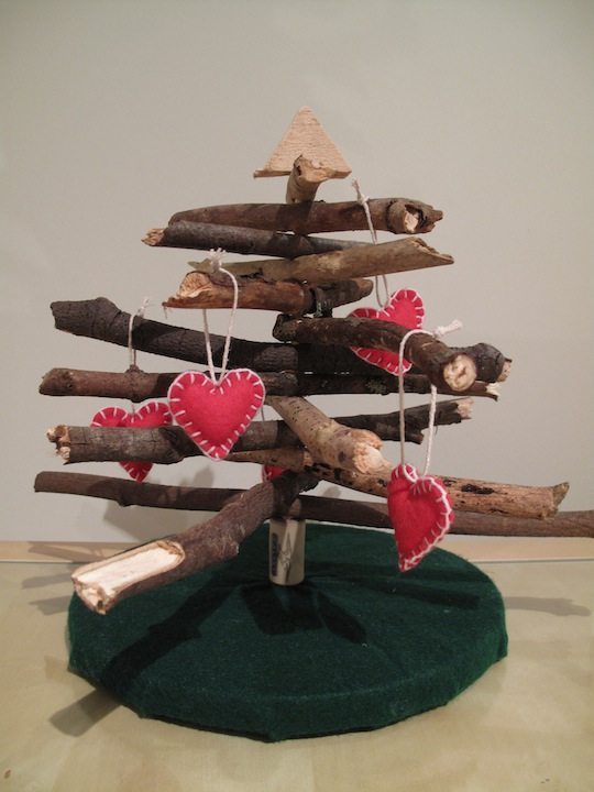 Upcycled wooden Christmas Tree