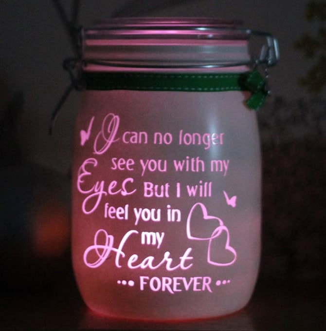 Sympathy Gifts - Memory Candle Jar