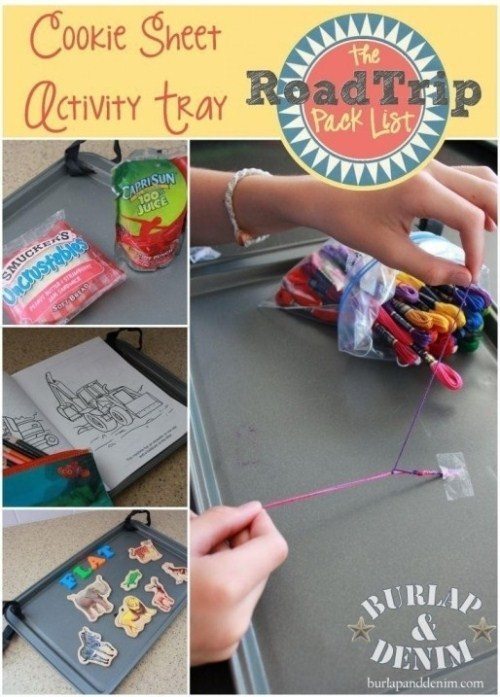 Travelling With Kids - Magnetic Activity Tray
