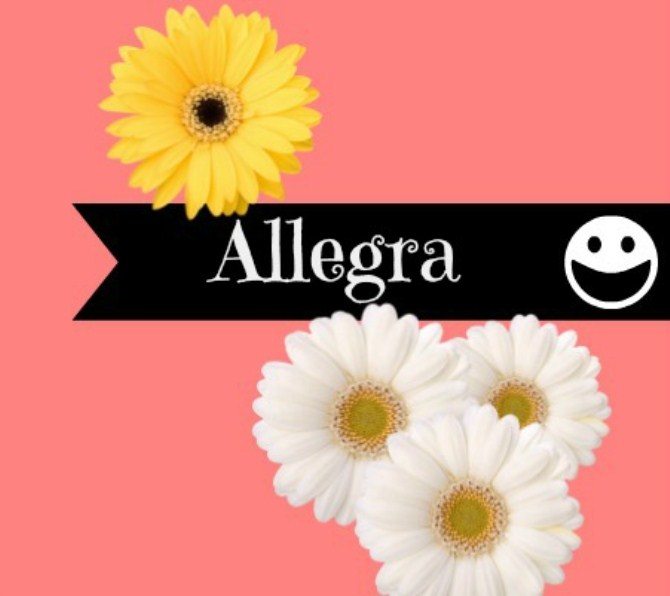 Unique Girl Names - Allegra