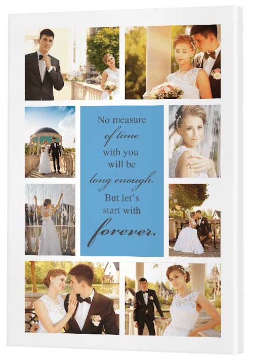 Wedding Collages - Traditional - Centre Quote