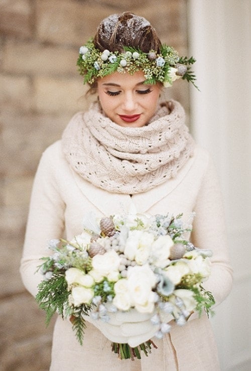 Wedding Themes - Winter Floral Crown
